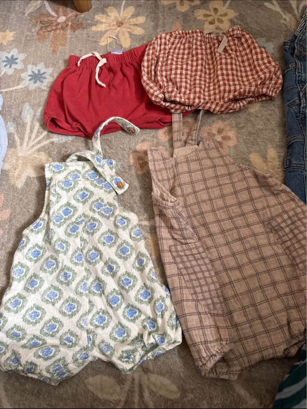 Baby/Toddler Romper Bundle - Patterned & Solid Mix